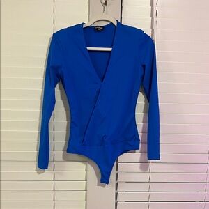 bebe Royal Blue Bodysuit